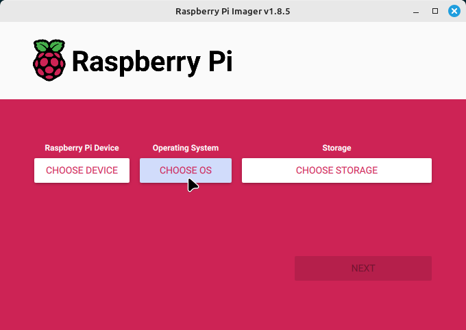 Choose OS